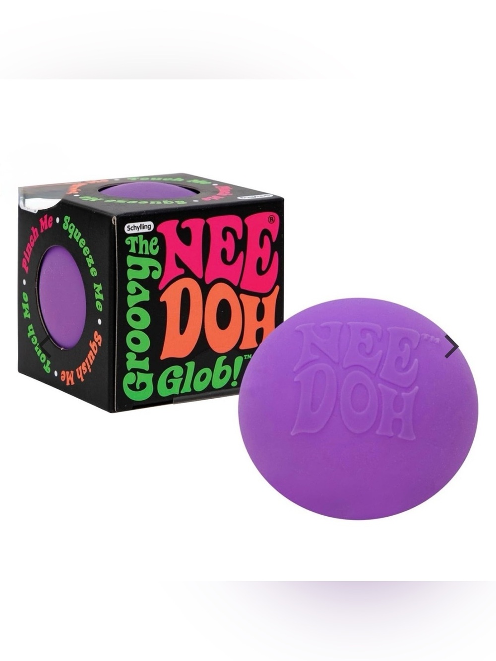 🎃NeeDoh Groovy Glob Squeeze Ball - Purple